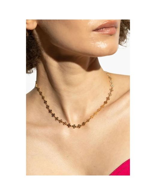 Necklaces Tory Burch de color Metallic