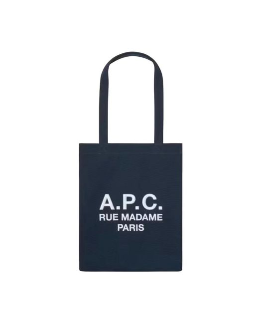 A.P.C. Blue Shopping Bags