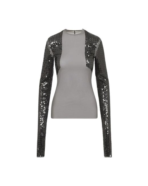 Rick Owens Black Blouses
