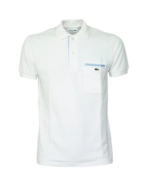Lacoste White Polo Shirts for men
