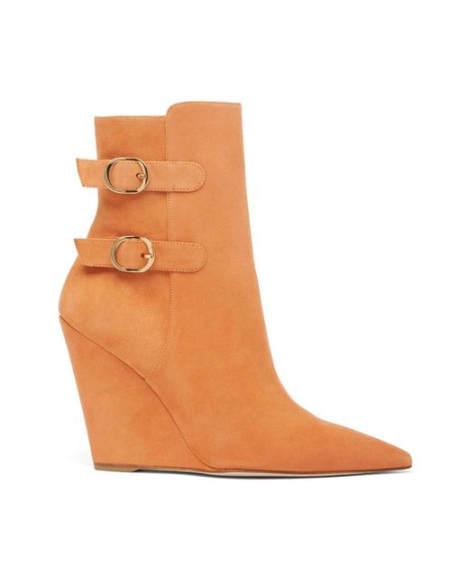 Stuart Weitzman Brown Wedges