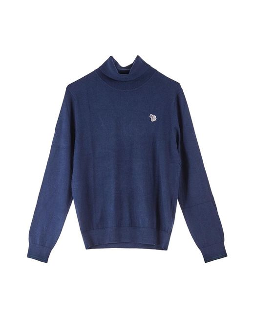 Paul Smith Blue Turtlenecks for men