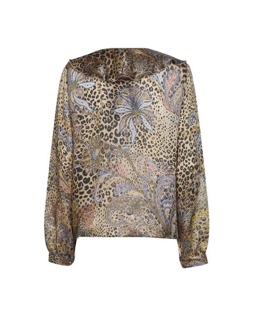 Etro Brown Blouses