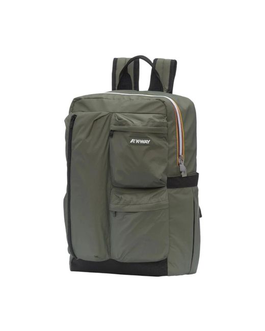 K-Way Green Backpacks for men