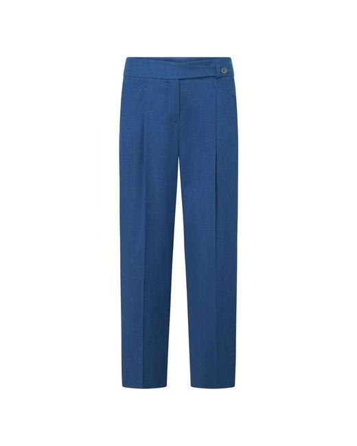 Straight Trousers Windsor. en coloris Blue