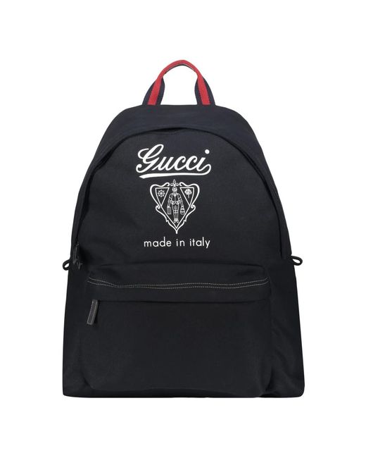 Gucci Black Backpacks