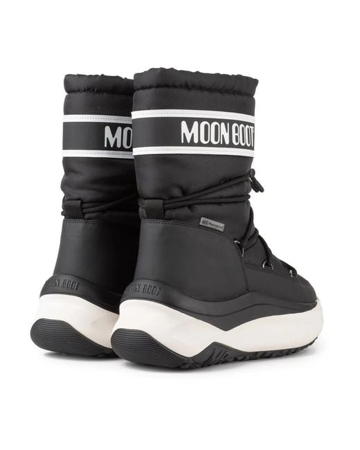 Moon Boot Black Winter Boots for men