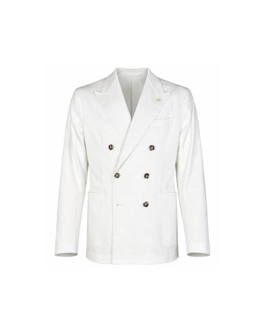 Manuel Ritz Formele Blazers in het White voor heren