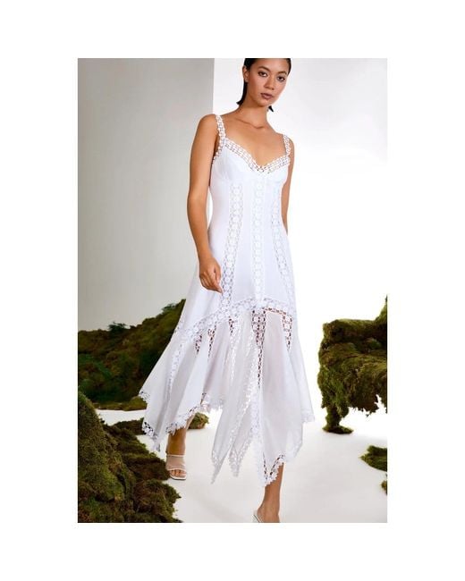 Charo Ruiz White Party Dresses