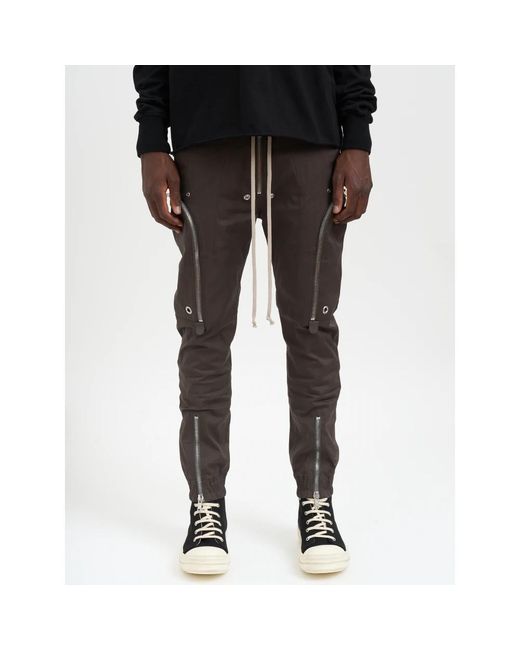 Rick Owens Black Slim-Fit Trousers for men