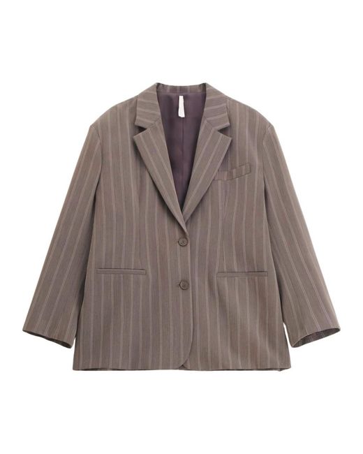 Imperial Gestreept Blazer in het Brown
