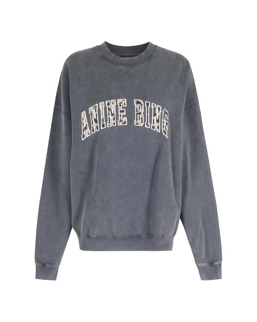 Anine Bing Gray Sweatshirts