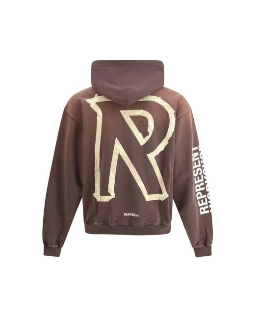 Zip-Throughs di Represent in Brown da Uomo