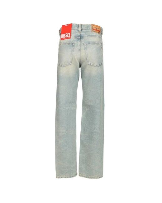 DIESEL Gray Straight Jeans