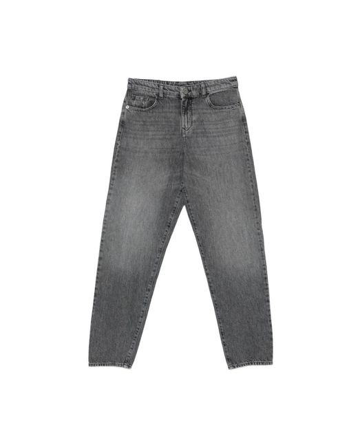 Emporio Armani Gray Loose Fit Jeans