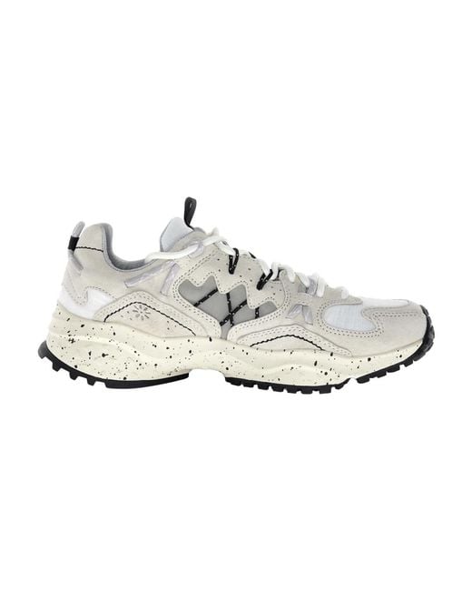 Flower Mountain White Sneakers for men
