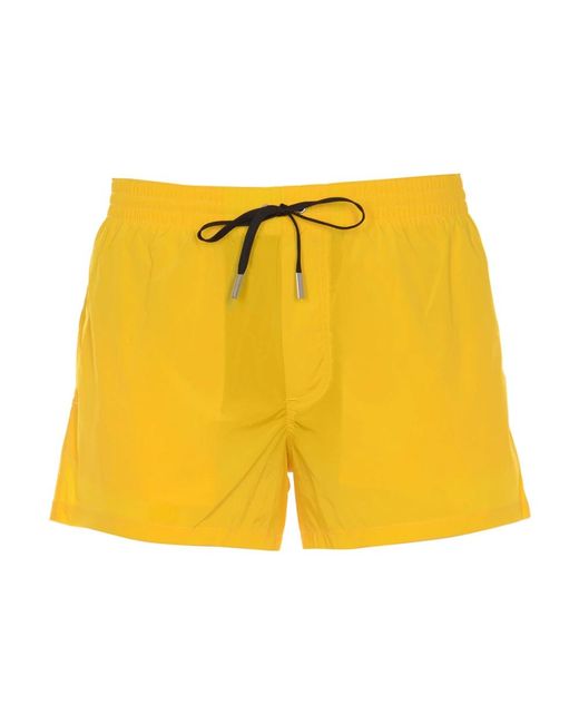 DSquared² Yellow Beachwear for men