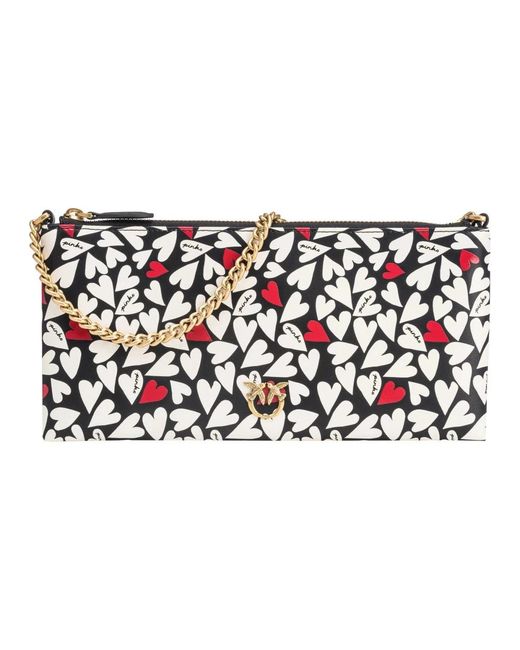 Pinko White Clutches