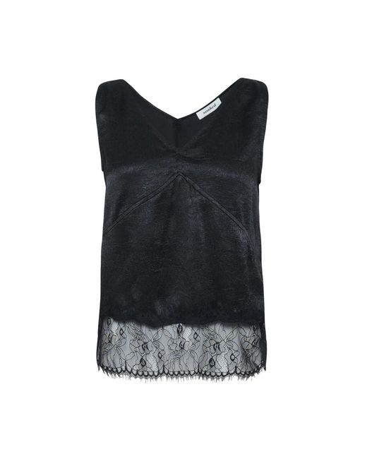 Soaked In Luxury Sleeveless Tops in het Black
