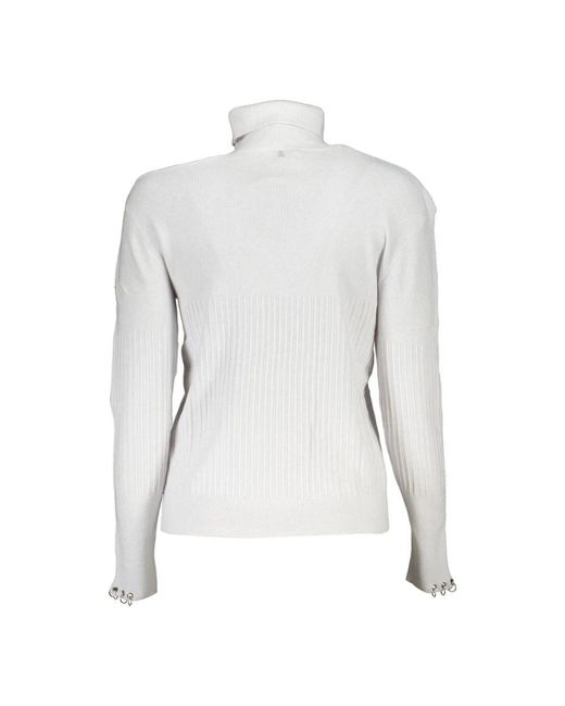 Patrizia Pepe White Turtlenecks