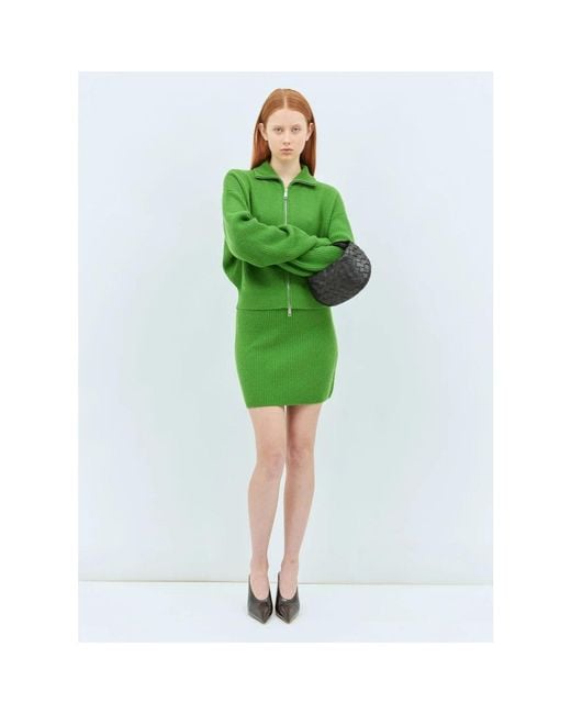 Sportmax Green Short Skirts