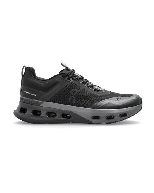 On Shoes Sportschuhe Cloudnova X in Black für Herren
