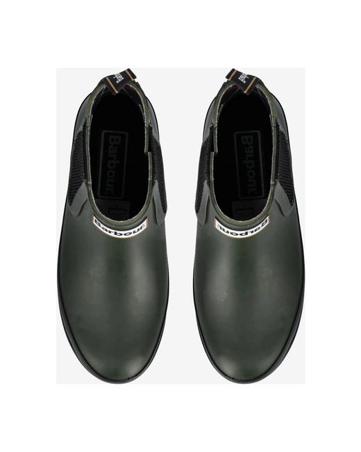 Barbour Black Chelsea Boots