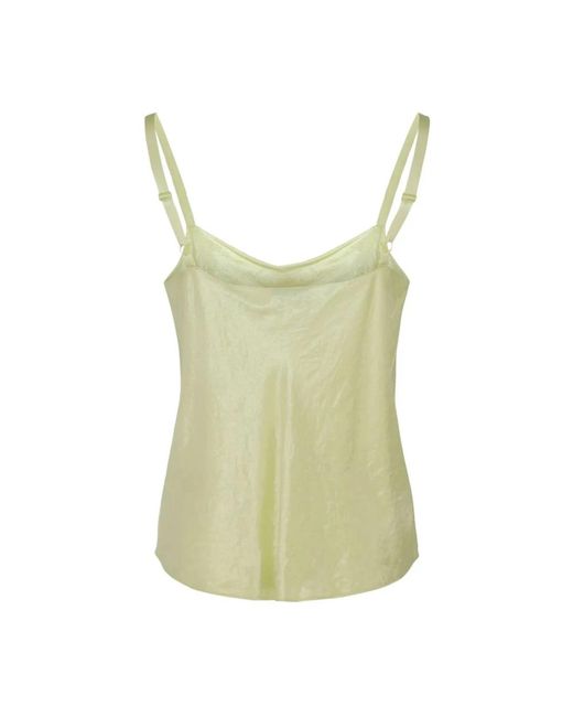 Sleeveless Tops Vince en coloris Green