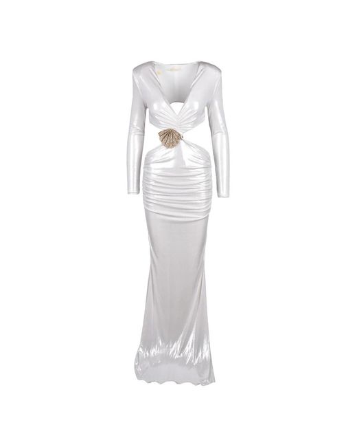alma sanchez Kleedjes ,Grijs ,Gowns in het White