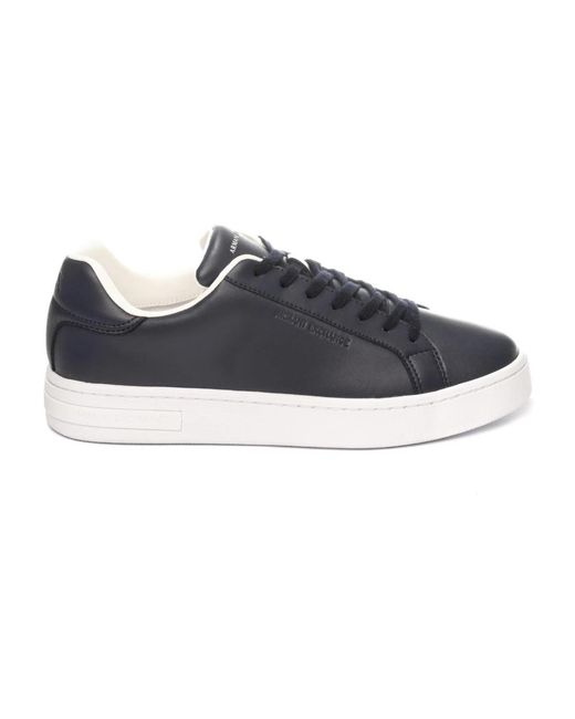 ARMANI EXCHANGE Blue Sneakers for men