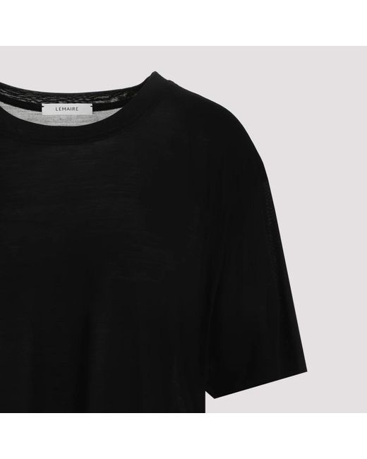 Tops > t-shirts Lemaire en coloris Black