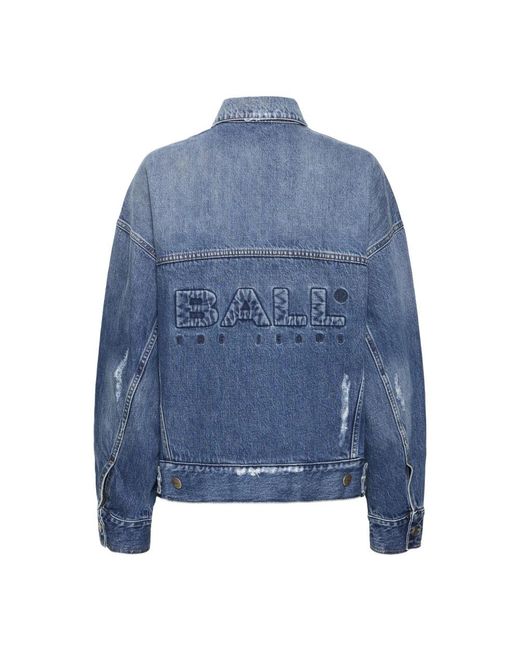 Denim Jackets Ball de color Blue