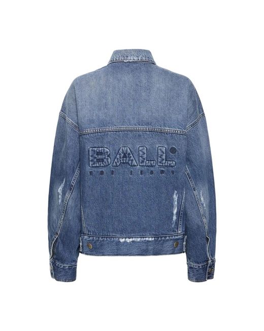 Ball Jassen ,Blauw ,Denim Denimjack in het Blue