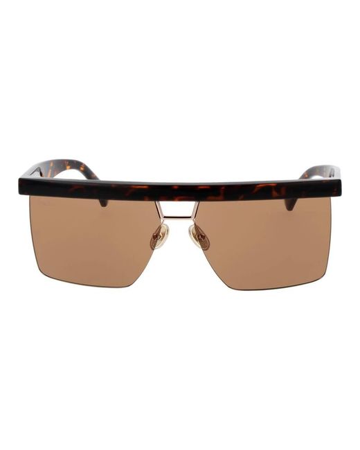 Max Mara Plastic Zonnebrillen in het Brown