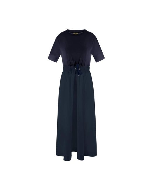 Midi Dresses Herno en coloris Blue