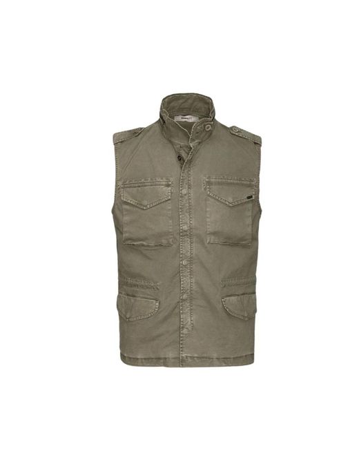 Vests 40weft de hombre de color Green