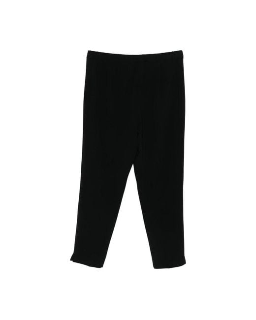 Marina Rinaldi Black Slim-Fit Trousers