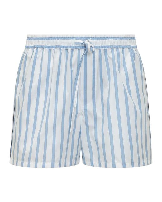 Dolce & Gabbana Blue Short Shorts for men
