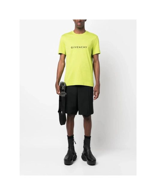 Givenchy Yellow T-Shirts for men