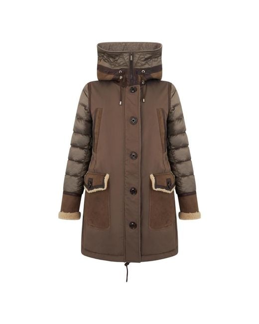 Moorer Brown Down Coats
