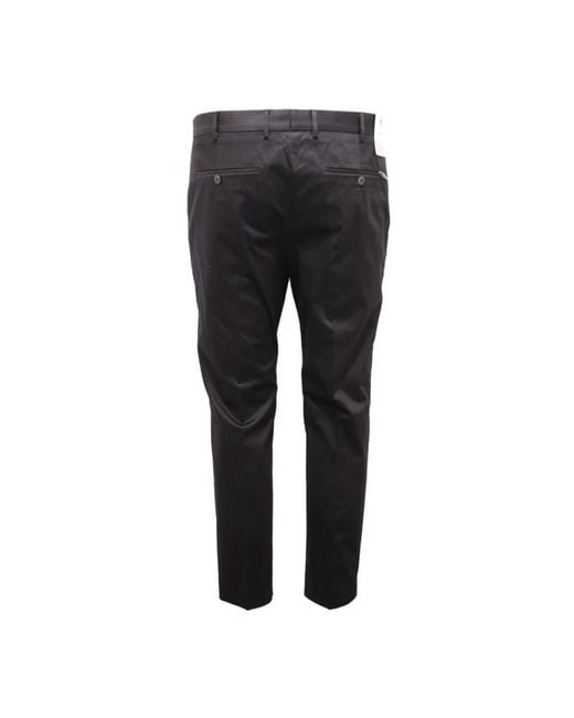 PT01 Black Slim-Fit Trousers for men