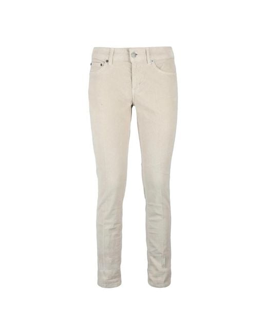 Dondup Natural Slim-Fit Trousers