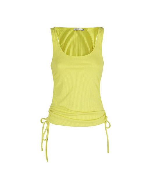 Amen Sleeveless Tops in het Yellow