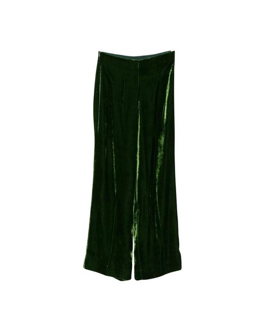 P.A.R.O.S.H. Green Wide Trousers
