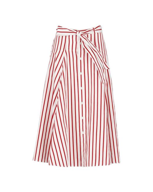 Ralph Lauren Red Midi Skirts