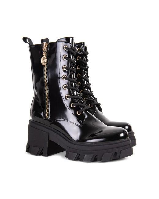 Versace Black Heeled Boots