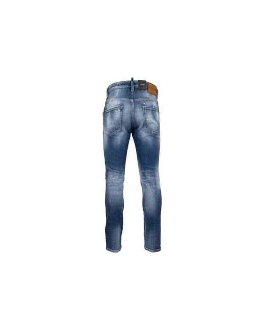 DSquared² Blue Skinny Fit Jeans for men