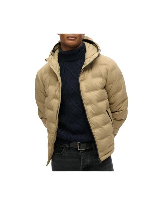 Winter Jackets di Superdry in Natural da Uomo