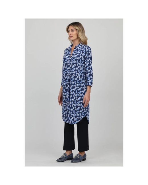 Shirt Dresses ROSSO35 en coloris Blue