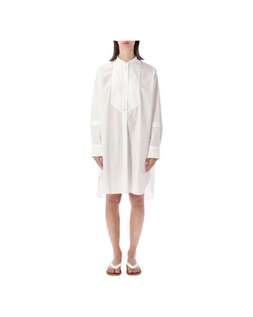 Studio Nicholson White Shirt Dresses
